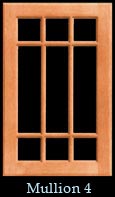 Wood Mullion Door Sample